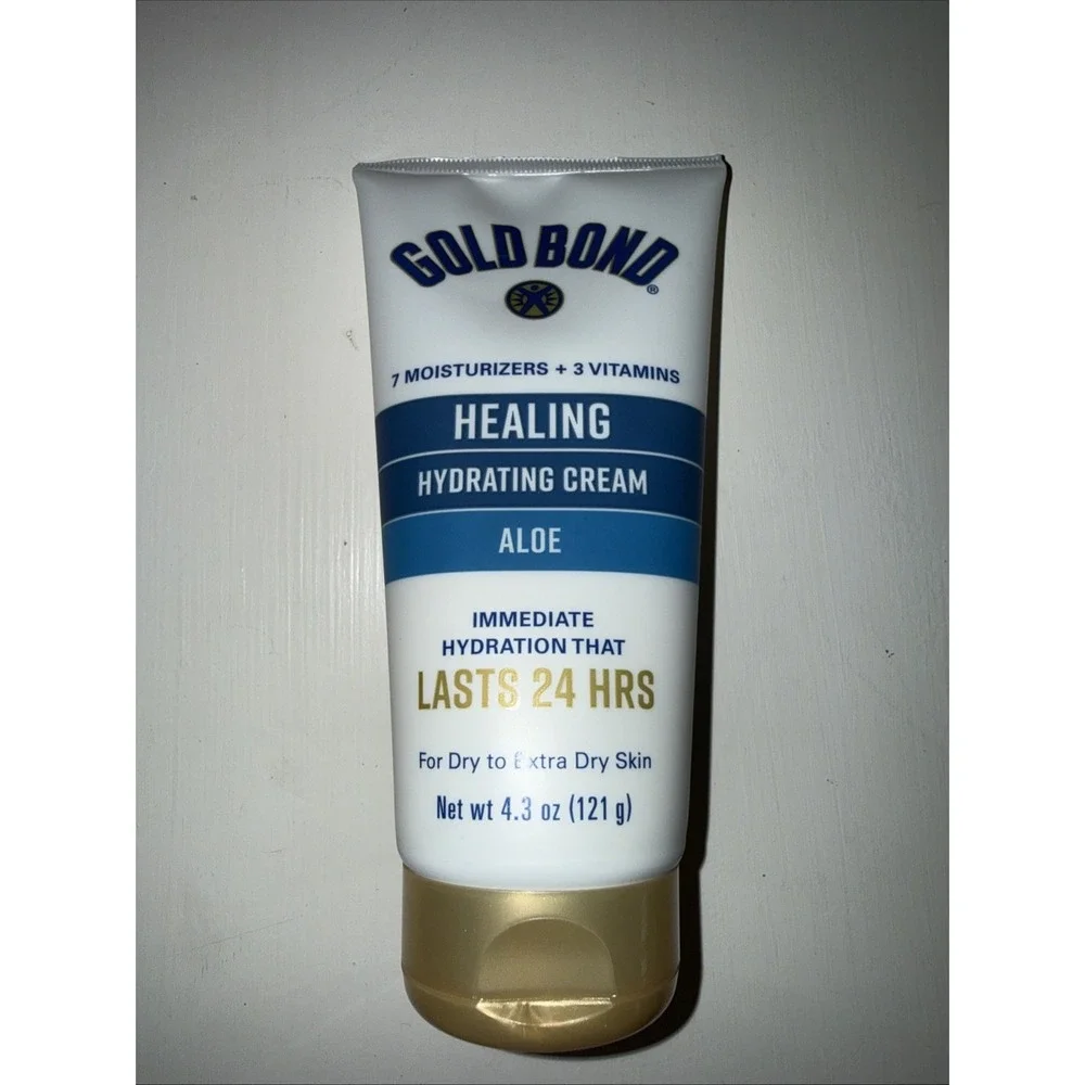 2 Gold Bond Healing/Hydrating Cream Aloe - Immediate Hydration 4.3 Oz. Dry Skin - Picture 3 of 4